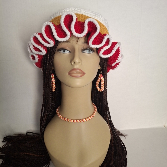 Open Top Bucket Ruffle Hat - Picture 5 of 6